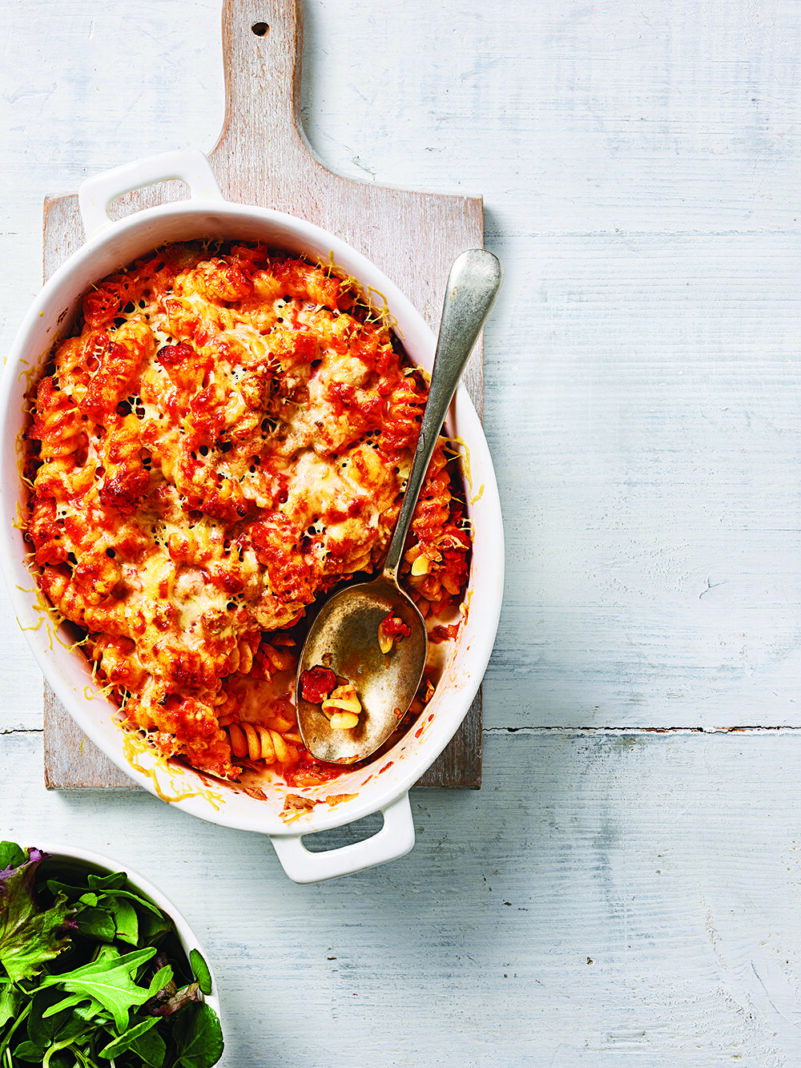 tuna melt pasta bake