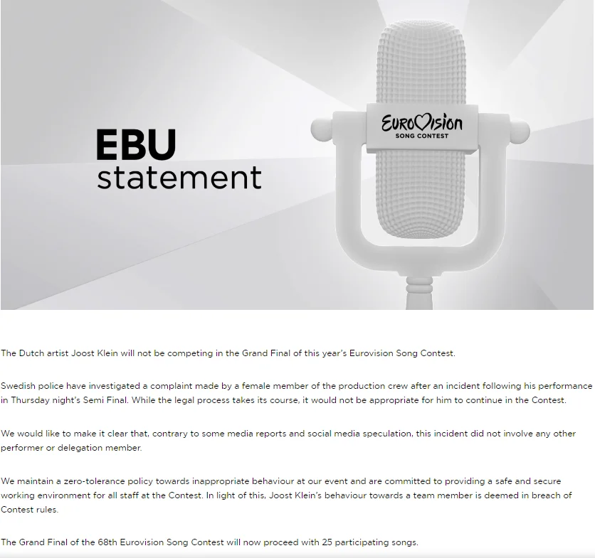 ebu statement e vima