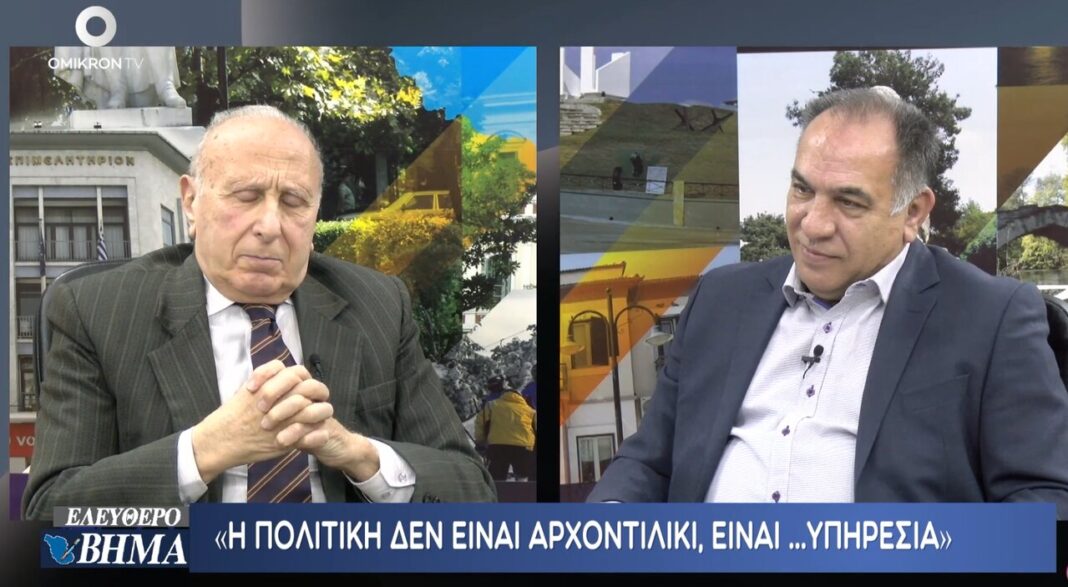 giannis moisiadis themis petalotis xristougenna sinentefksi elefthero vima serres omikron tv 2